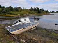 Nova Scotia beached boat 0712